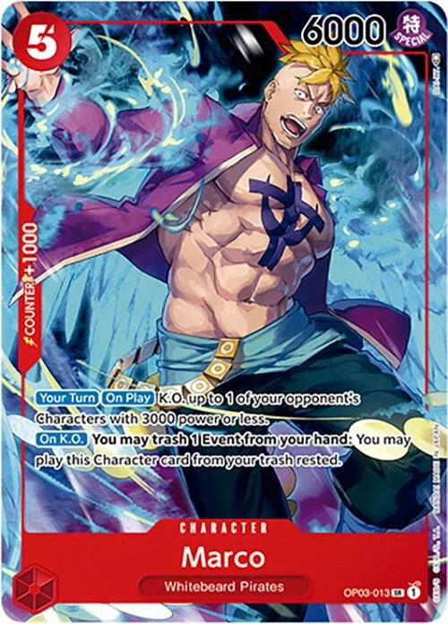 Marco, One Piece Promotion Cards OP03-013