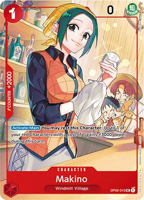 Makino, One Piece Promotion Cards OP02-015