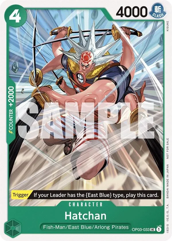 Hatchan, One Piece Promotion Cards OP03-033