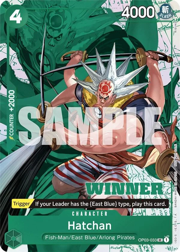 Hatchan, One Piece Promotion Cards OP03-033