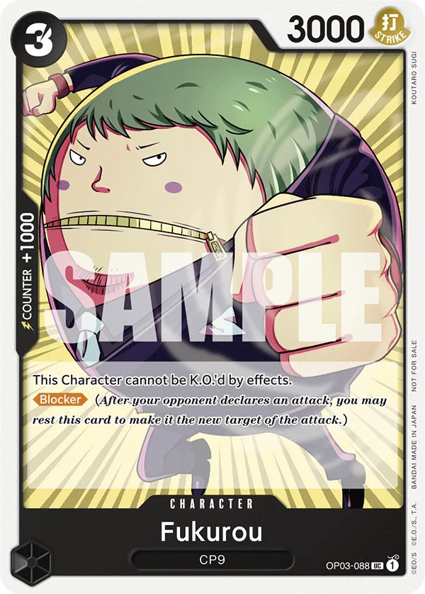 Fukurou, One Piece Promotion Cards OP03-088