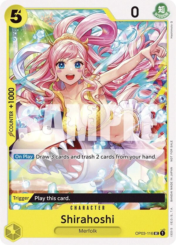 Shirahoshi, One Piece Promotion Cards OP03-116