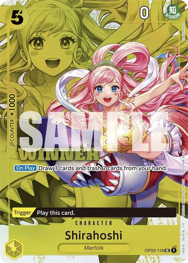 Shirahoshi, One Piece Promotion Cards OP03-116
