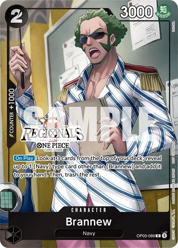 Brannew, One Piece Promotion Cards OP03-089