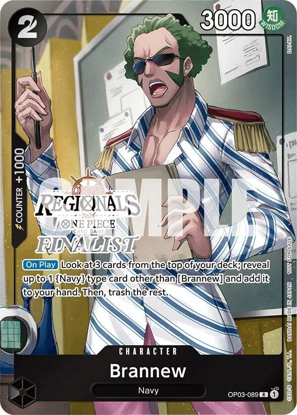 Brannew, One Piece Promotion Cards OP03-089