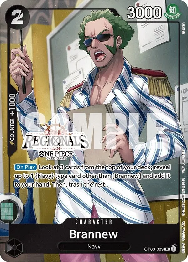 Brannew, One Piece Promotion Cards OP03-089
