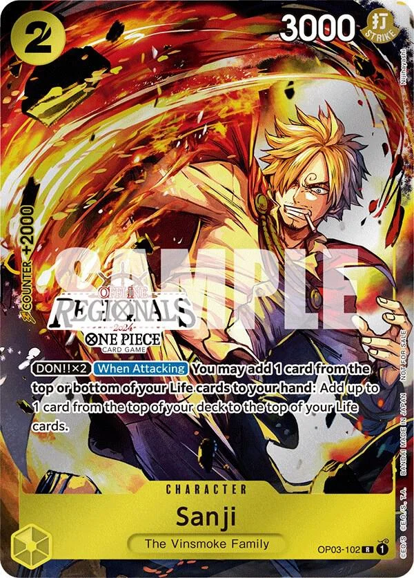 Sanji, One Piece Promotion Cards OP03-102