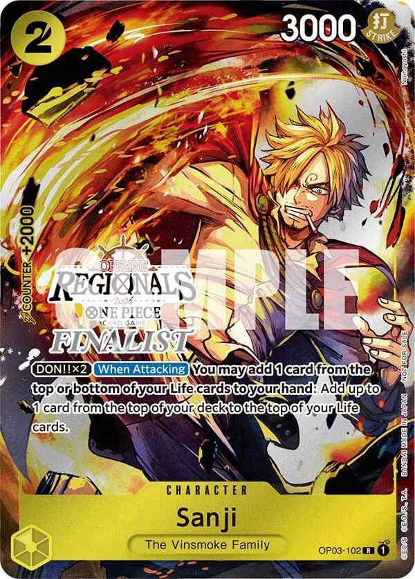 Sanji, One Piece Promotion Cards OP03-102