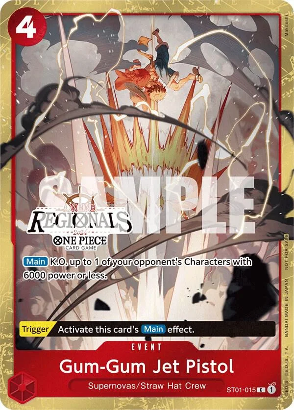 Gum-Gum Jet Pistol, One Piece Promotion Cards ST01-015