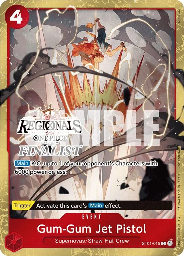 Gum-Gum Jet Pistol, One Piece Promotion Cards ST01-015