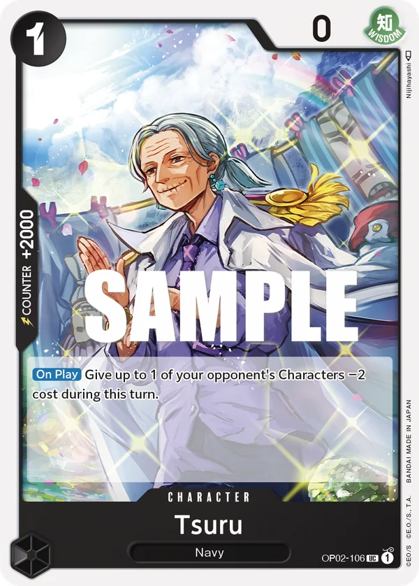 Tsuru, One Piece Promotion Cards OP02-106