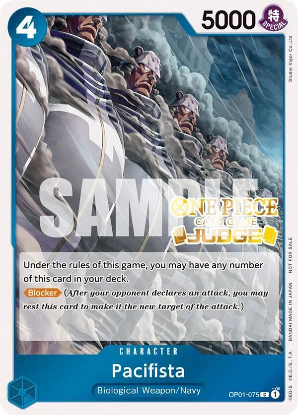 Pacifista, One Piece Promotion Cards OP01-075