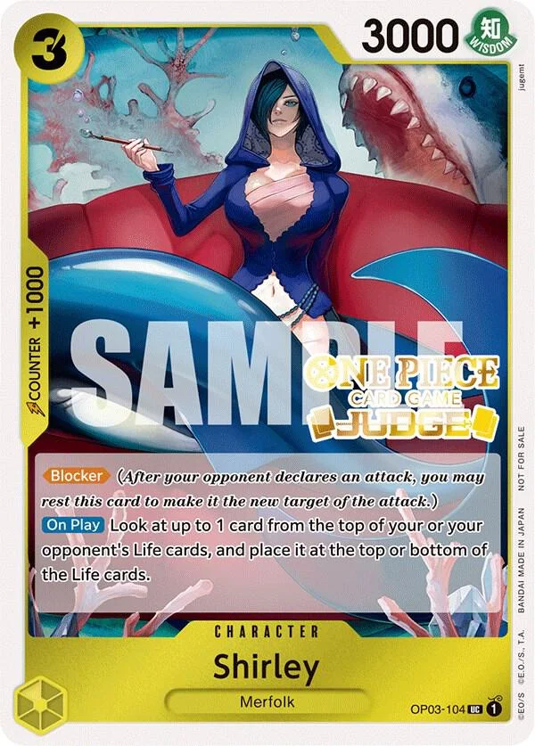 Shirley, One Piece Promotion Cards OP03-104
