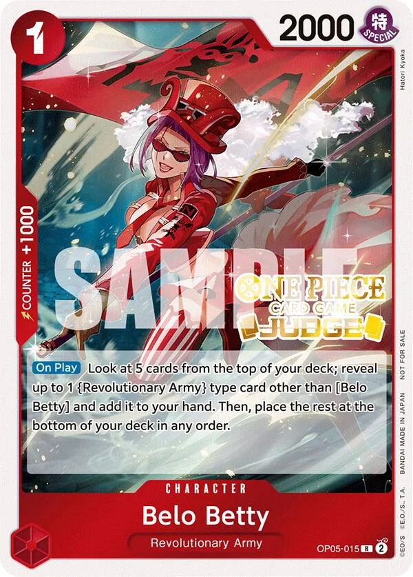 Belo Betty, One Piece Promotion Cards OP05-015