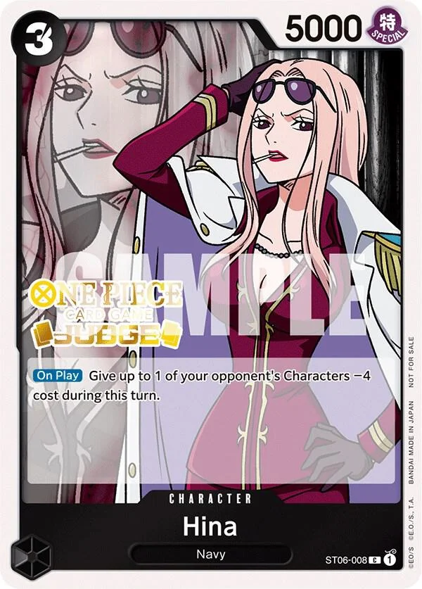 Hina, One Piece Promotion Cards ST06-008