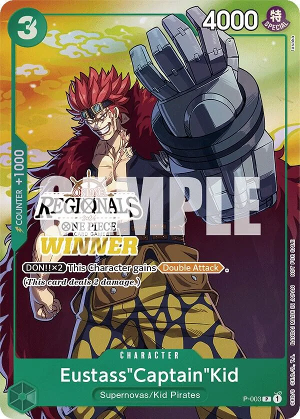 Eustass"Captain"Kid, One Piece Promotion Cards P-003