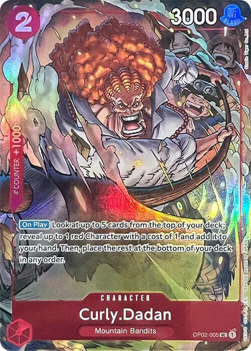 Curly.Dadan, One Piece Promotion Cards OP02-005