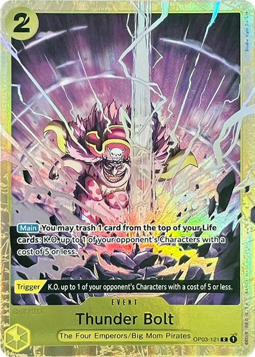 Thunder Bolt, One Piece Promotion Cards OP03-121