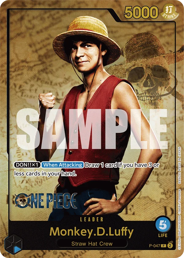 Monkey.D.Luffy, One Piece Promotion Cards P-047