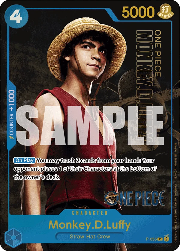 Monkey.D.Luffy, One Piece Promotion Cards P-055