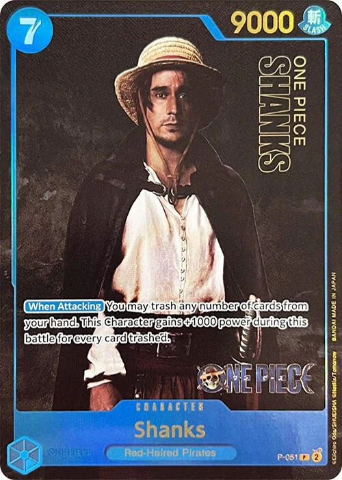 Shanks, One Piece Promotion Cards P-051