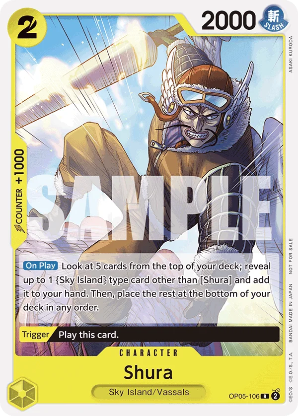 Shura, One Piece Promotion Cards OP05-106