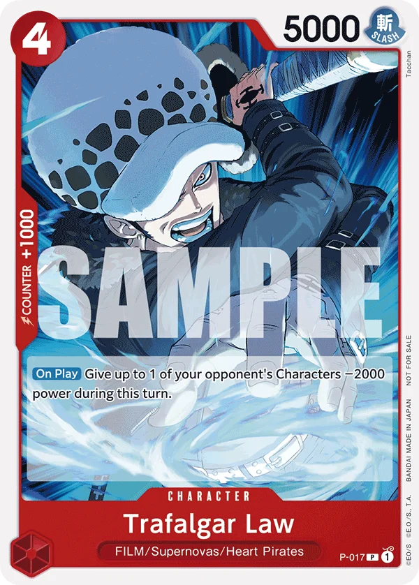 Trafalgar Law, One Piece Promotion Cards P-017