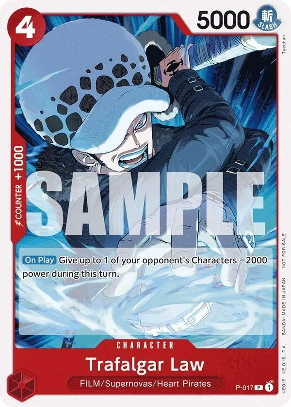 Trafalgar Law, One Piece Promotion Cards P-017