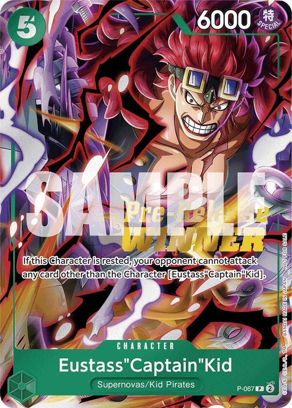 Eustass"Captain"Kid, One Piece Promotion Cards P-067