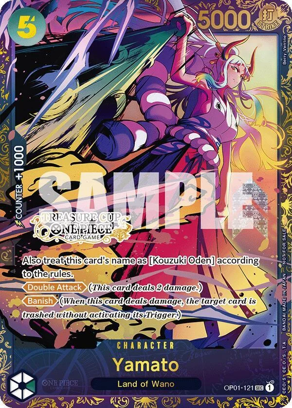 Yamato, One Piece Promotion Cards OP01-121