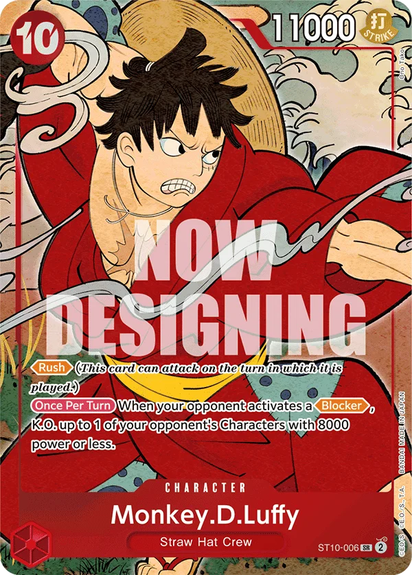 Monkey.D.Luffy, One Piece Promotion Cards ST10-006