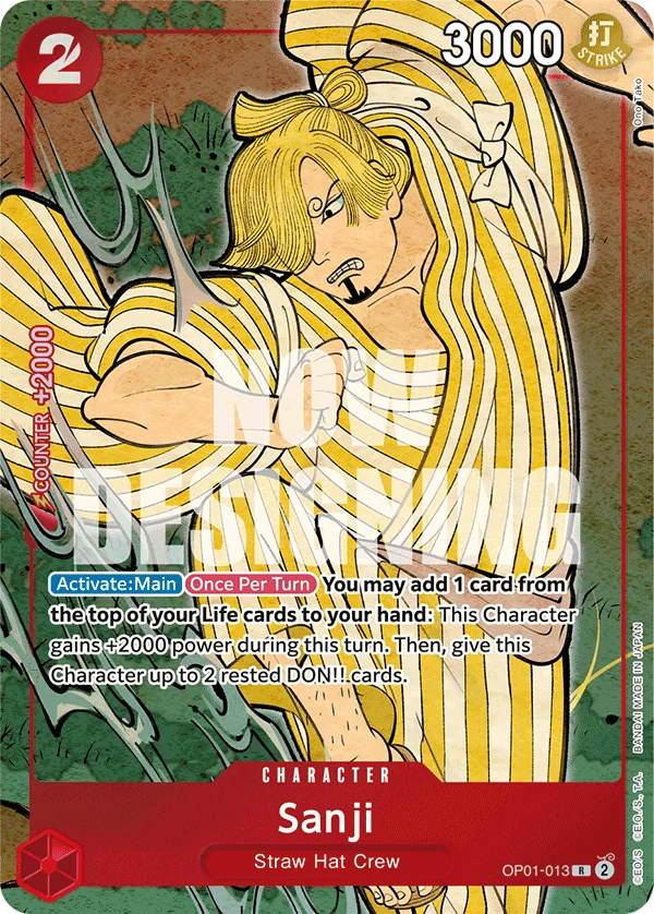 Sanji, One Piece Promotion Cards OP01-013