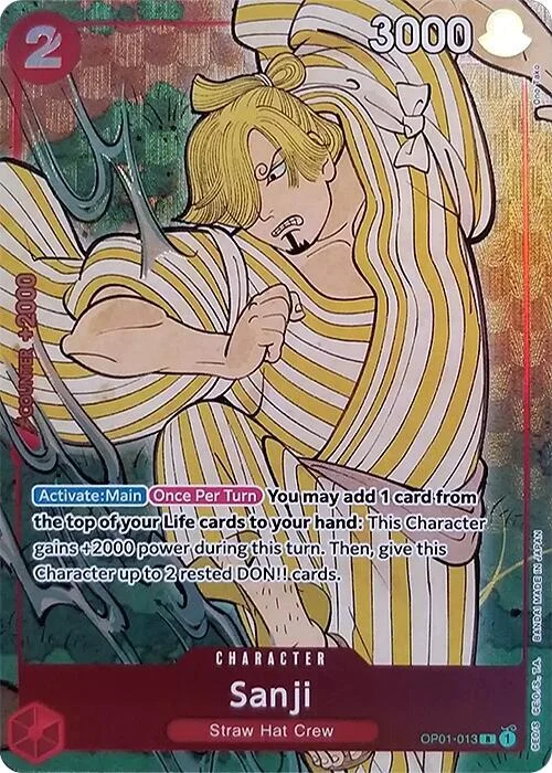 Sanji, One Piece Promotion Cards OP01-013
