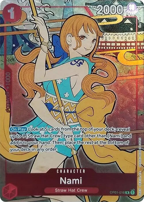 Nami, One Piece Promotion Cards OP01-016