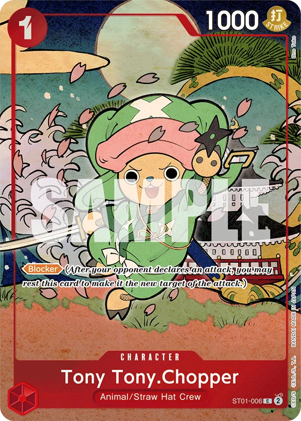 Tony Tony.Chopper, One Piece Promotion Cards ST01-006