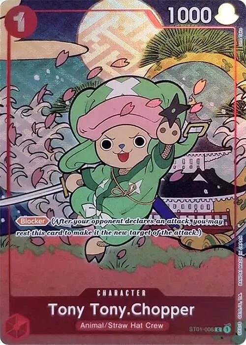 Tony Tony.Chopper, One Piece Promotion Cards ST01-006