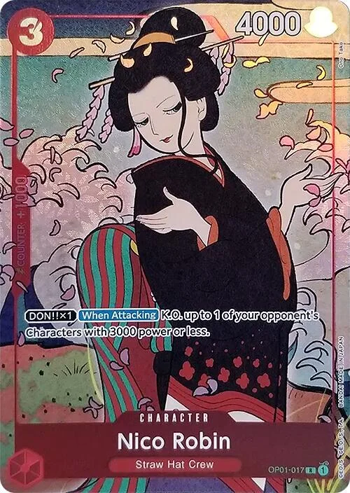 Nico Robin, One Piece Promotion Cards OP01-017