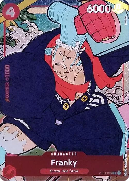 Franky, One Piece Promotion Cards ST01-010
