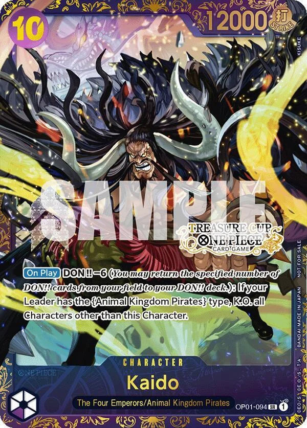 Kaido, One Piece Promotion Cards OP01-094