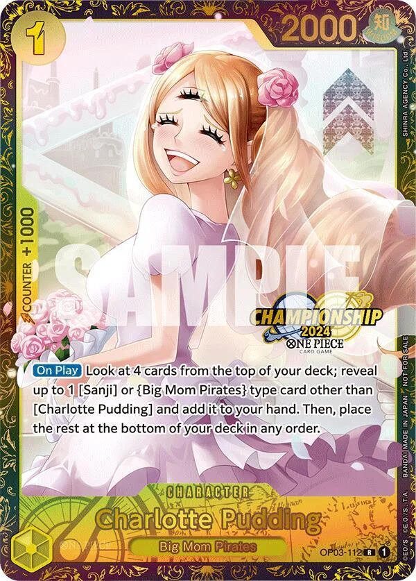 Charlotte Pudding, One Piece Promotion Cards OP03-112