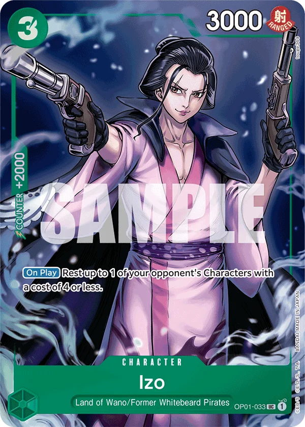 Izo, One Piece Promotion Cards OP01-033