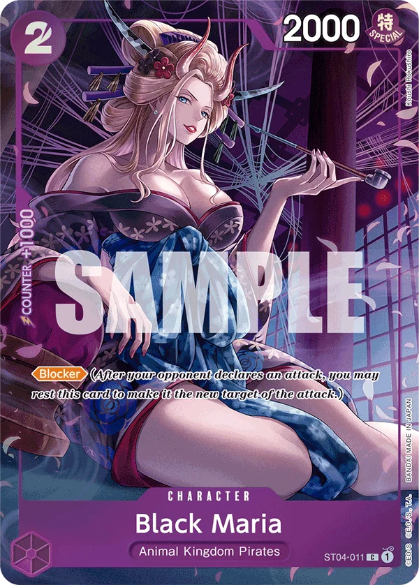 Black Maria, One Piece Promotion Cards ST04-011