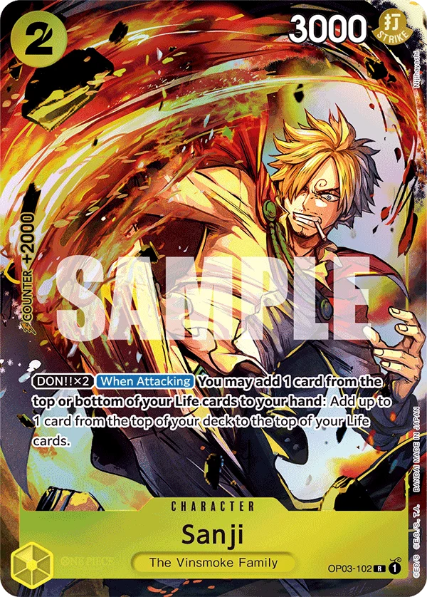 Sanji, One Piece Promotion Cards OP03-102
