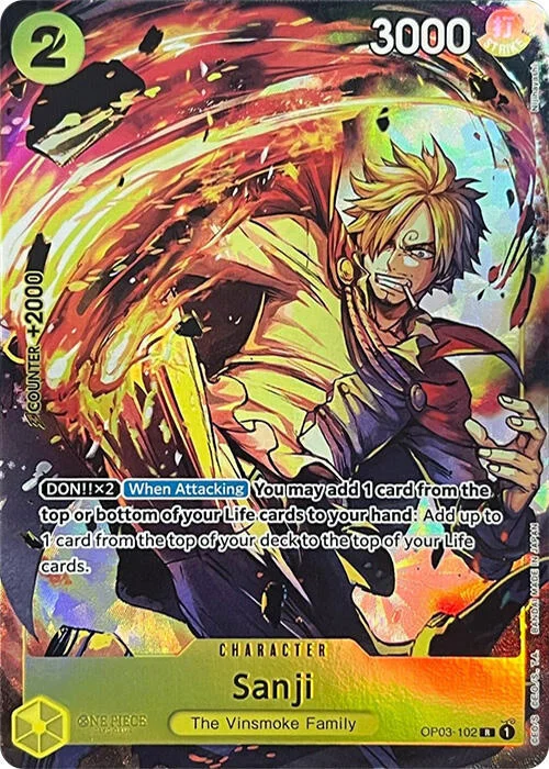 Sanji, One Piece Promotion Cards OP03-102