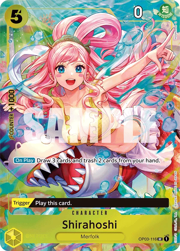 Shirahoshi, One Piece Promotion Cards OP03-116