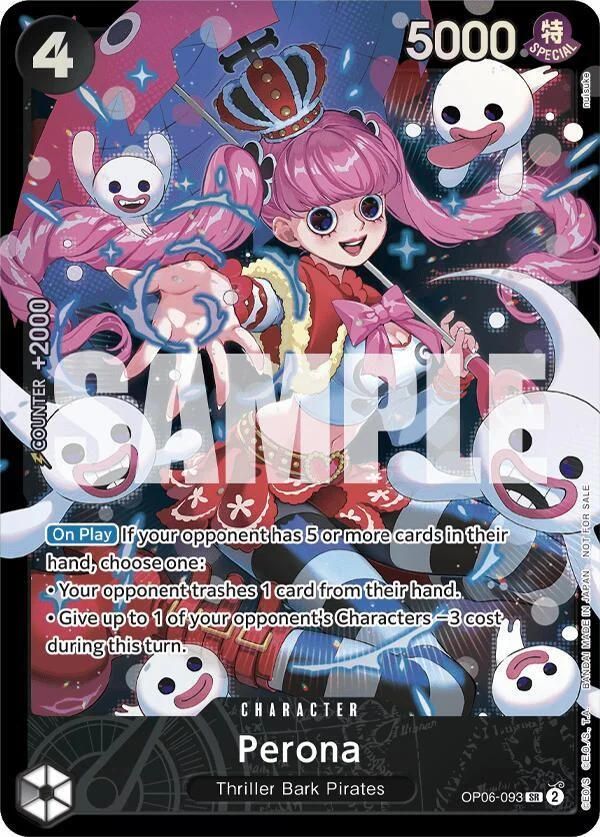 Perona, One Piece Promotion Cards OP06-093