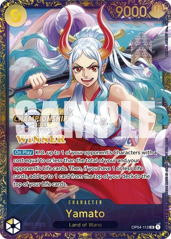 Yamato, One Piece Promotion Cards OP04-112