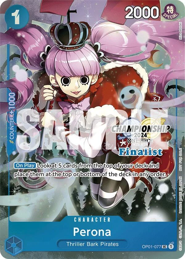 Perona, One Piece Promotion Cards OP01-077