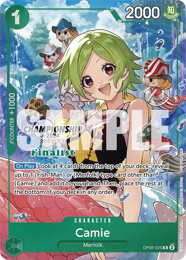Camie, One Piece Promotion Cards OP06-025