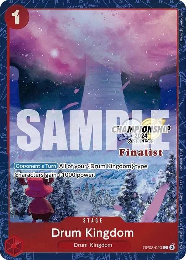Drum Kingdom, One Piece Promotion Cards OP08-020